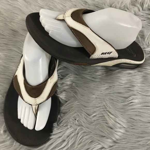 reef men's fanning speed logo sandal